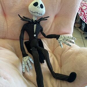 Disney Nightmare Before Christmas Jack Skellington 24” Plush Posable Doll